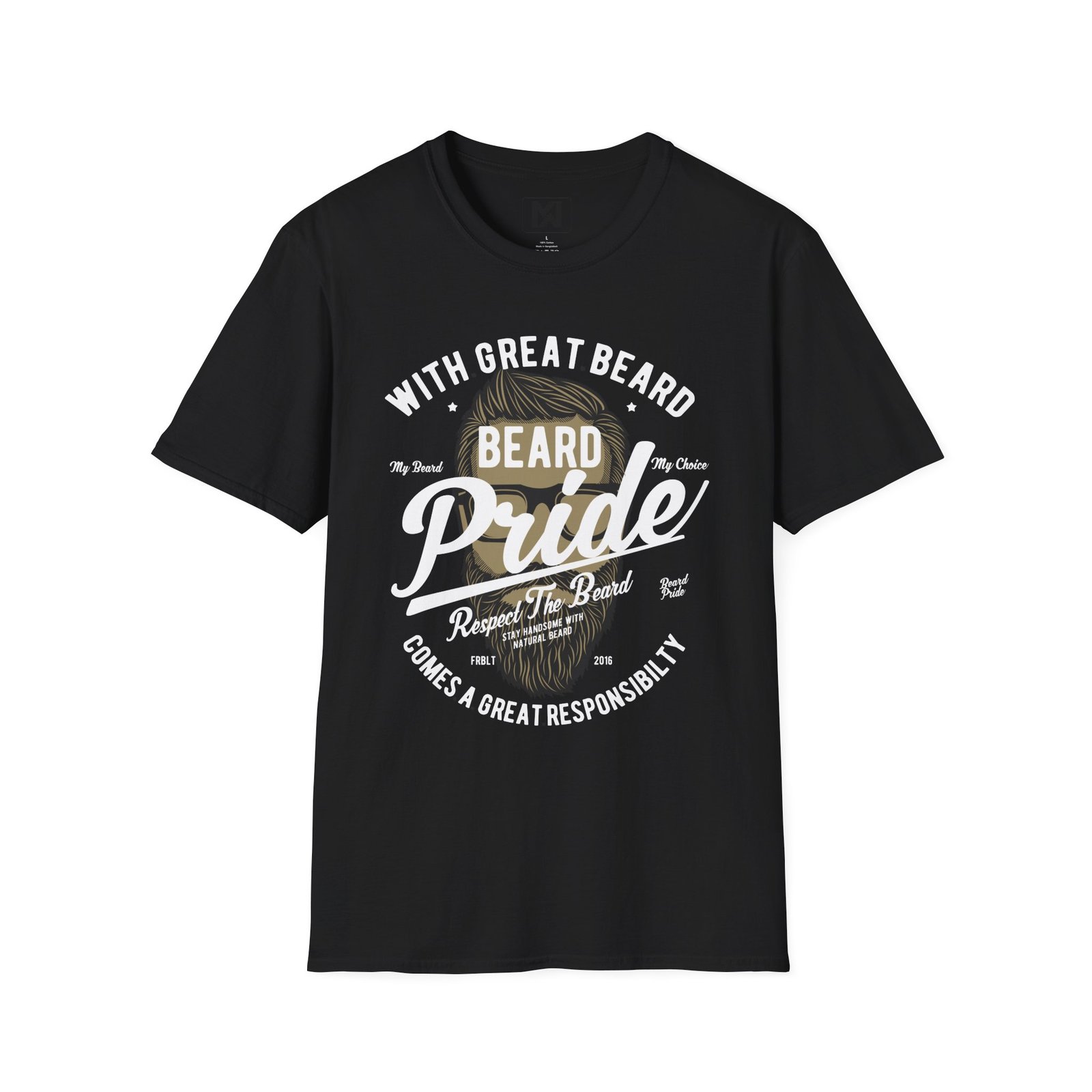 With Great Beard Comes Great Responsibility T-Shirt - Image 5