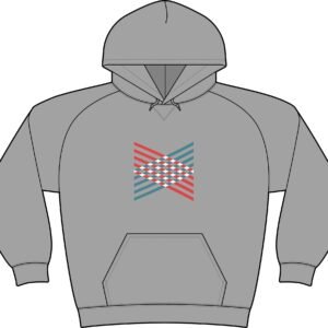 Young Mens Lightweight Fleece Raglan Hoodie